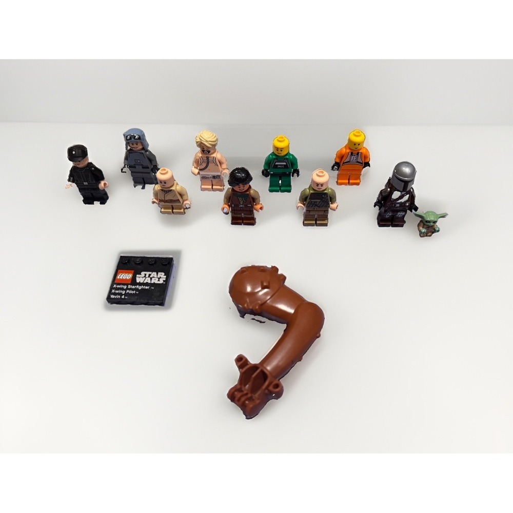 LEGO Star‎ Wars Minifigure Lot with Grogu & Rancor Arm